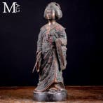 Brons - Geisha in traditioneel kostuum - Oude Japanse