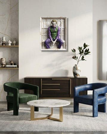 Makayhos - [Canvas] The Joker – Why So Serious, Nieuw