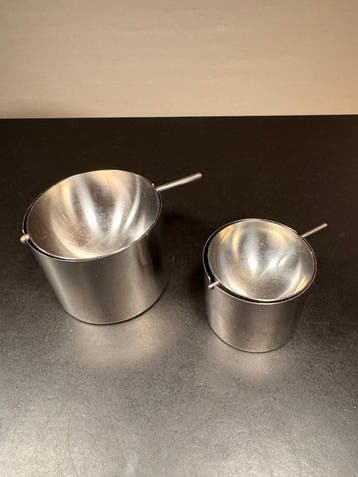 Arne Jacobsen - Asbak (2) - Staal - Cylinda Line
