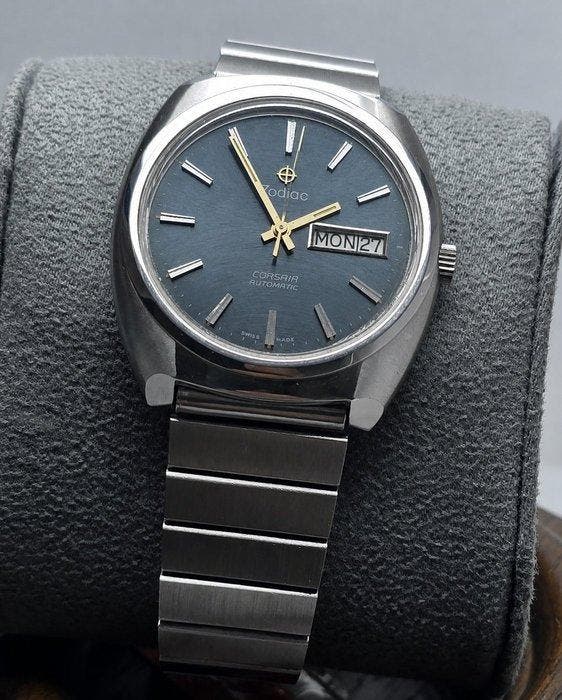 Zodiac - Corsair-Automatic-NOS-Unused-Full, Handtassen en Accessoires, Horloges | Heren