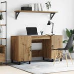 vidaXL Bureau artisanaal eikenkleurig 140 x 50 x 75 cm, Huis en Inrichting, Verzenden, Nieuw