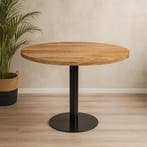 Mangohout Horecatafel Rond Ø100 cm, Verzenden