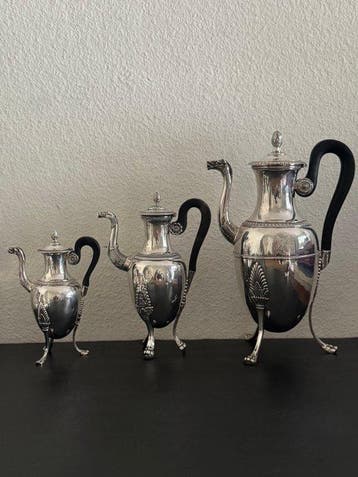 Cardeilhac - Theeservies (3) - .950 zilver