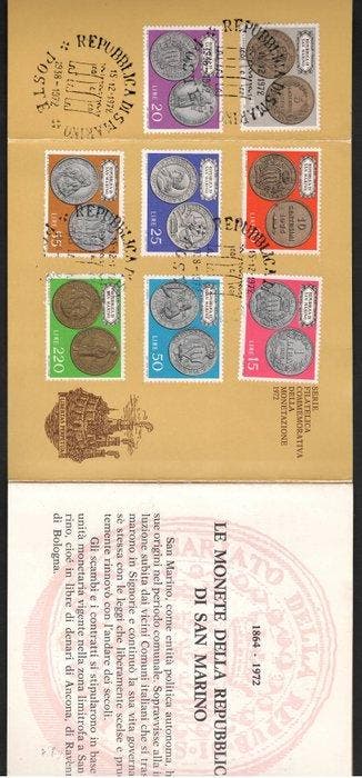 Italie - Belle collection de Buste FDC RSM et Vatican +