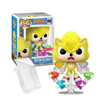 Funko Pop Plus: Sonic  Super Sonic  Emeralds 1059 Target, Verzamelen, Poppetjes en Figuurtjes, Verzenden, Nieuw