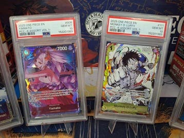 Bandai - 6 Graded card - One Piece - Monkey D. Luffy One