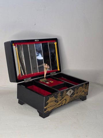 Muziekdoos - Japan - 1950-1960 - Antiek Toyo sieradendoos, Antiek en Kunst