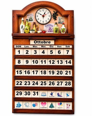 Eeuwigdurende kalender - Italië - eeuwigdurende kalender