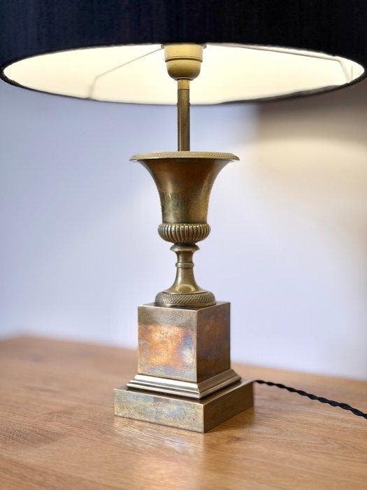 Maison Charles - Tafellamp - Brons, Antiquités & Art, Antiquités | Éclairage