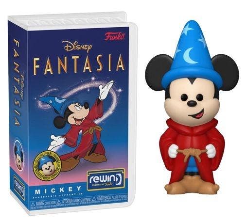 Disney Fantasia Rewind Vinyl Figure Sorcerer Mickey 9 cm, Verzamelen, Disney, Nieuw, Ophalen of Verzenden
