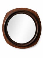 Spiegel - Hout, Plastic, Glas - Zijspiegel, Antiek en Kunst