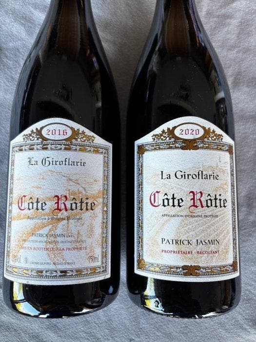 2016 & 2020 Patrick Jasmin, Côte Rôtie, Giroflarie - Côte, Collections, Vins