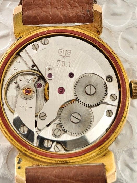 GUB Glashütte - Vintage. Caliber 70.1 . - Zonder, Handtassen en Accessoires, Horloges | Heren