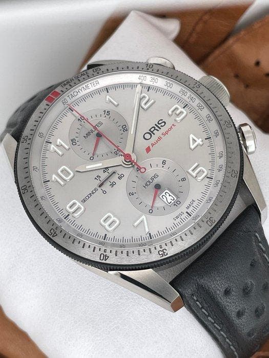 Oris - Oris Audi Sport Limited Edition Chronograph Automatic, Handtassen en Accessoires, Horloges | Heren