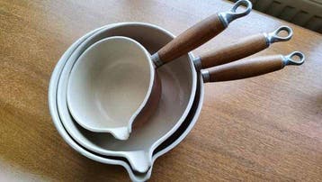 Le Creuset - 3 casseroles en fonte émaillée - Steelpan (3) -