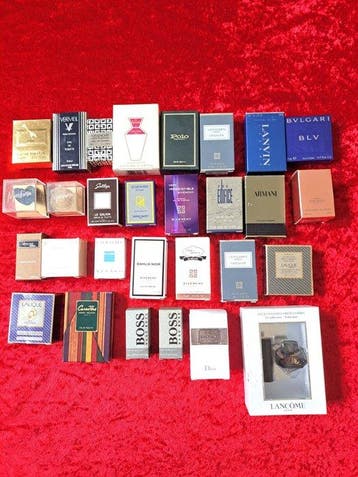 Dior, Givenchy, Lalique - Parfumfles (29) - Glas
