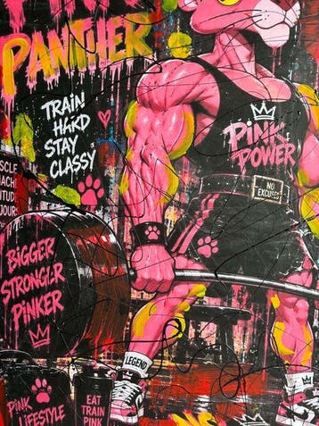 Thierry Auger (1968) - Bad panthere, Antiek en Kunst