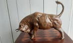 Beeldje - Stier - 40 cm - Brons, Antiquités & Art