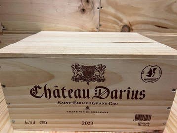 2023 Chateau Darius - Saint-Émilion Grand Cru - 6 Flessen