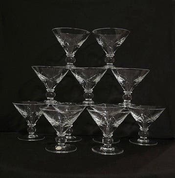 Verrerie de Braine-le-Comte - Drinkservies - Kristal - 11