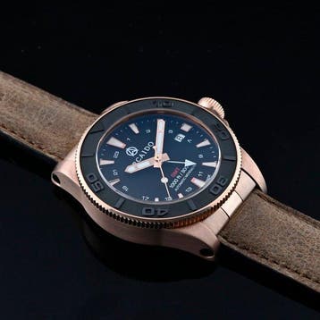 ARCAIDO - Primo GMT Bronze - Swiss Made - Automatico ETA, Nieuw