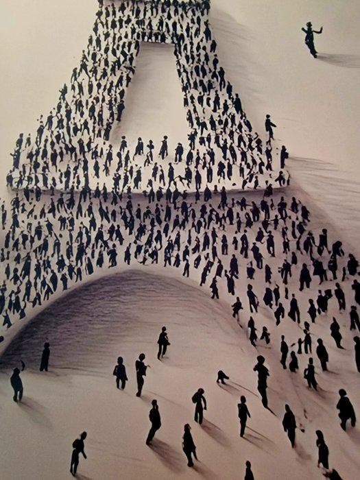 Santicri - icon Made of Us, Tour Eiffel, Antiquités & Art, Antiquités | Autres Antiquités