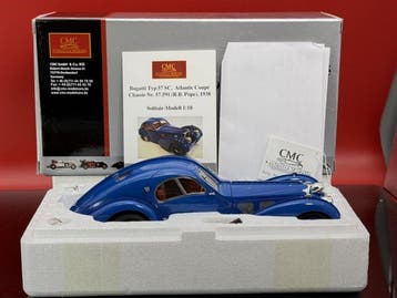 CMC 1:18 - Modelauto - 1938 Bugatti Type 57 SC Atlantic, Nieuw