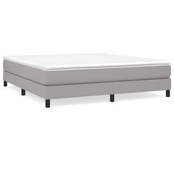 Lichtgrijs bedframe 160x200 | Tweede kansje | OP = OP, Verzenden