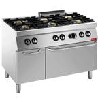 Fornuis + Oven | MAXIMA 700+ | Gas | 6 Branders (6x 5.5kW), Verzenden, Nieuw in verpakking
