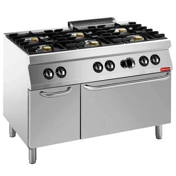 Fornuis + Oven | MAXIMA 700+ | Gas | 6 Branders (6x 5.5kW), Verzenden, Nieuw in verpakking