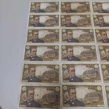 France. - 18 x 5 Francs - Various Dates - Pasteur - Pick 155