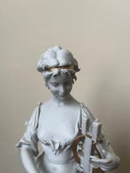 Triade, Capodimonte - Figuur - Vrouw met harp - Benacchio -, Antiek en Kunst