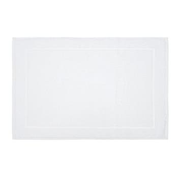 Badmat Wit Platte Rand 50x76cm 600 gr/m2 - Treb Bed & Bath, Huis en Inrichting, Verzenden, Nieuw, Overige kleuren, Badmat