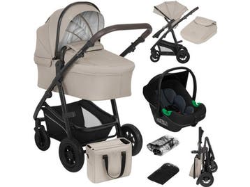Lionelo Bianka - Kinderwagen 3-in-1 - Reiswieg + Wandelwagen, Verzenden