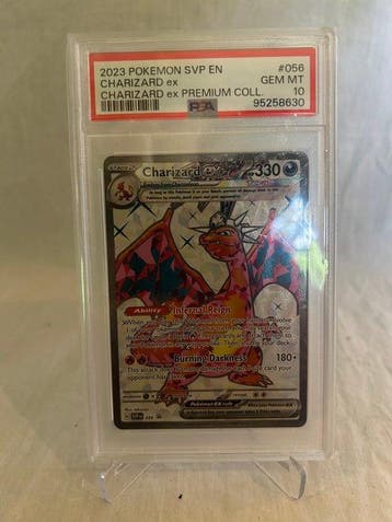 Pokémon Graded card - Charizard EX 56 - PSA 10 - EX, Nieuw