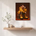 Naro - Canvas - Golden Attitude - Mario x LV Tribute