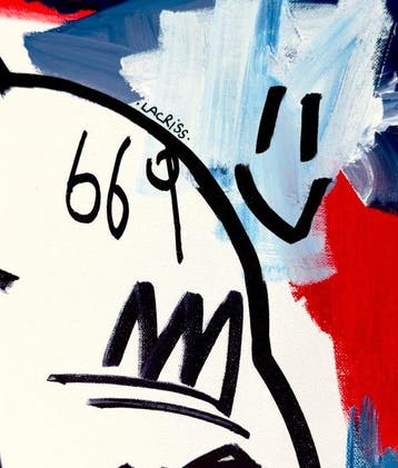 LACRISS (1990) - Snoopy e Woodstock Mondrian 2