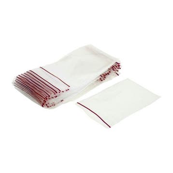 Gripzak 40x40mm  Rood     5000 stuks, Sport en Fitness, Verzenden, Nieuw