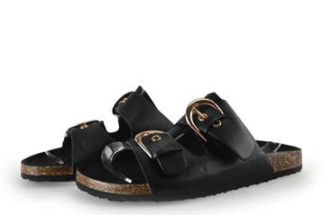 Studio London Slippers in maat 41 Zwart, Slippers, Verzenden, Zo goed als nieuw, Studio London