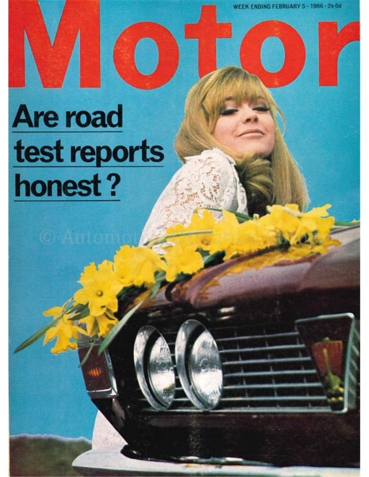 1966 MOTOR MAGAZINE 3324 ENGELS, Boeken, Auto's | Folders en Tijdschriften