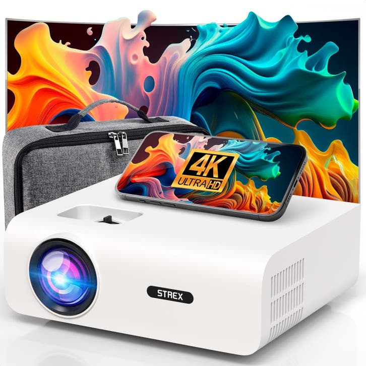 Strex Beamer - 1080P Full HD - 15000 Lumen, TV, Hi-fi & Vidéo, Projecteurs vidéo, Envoi