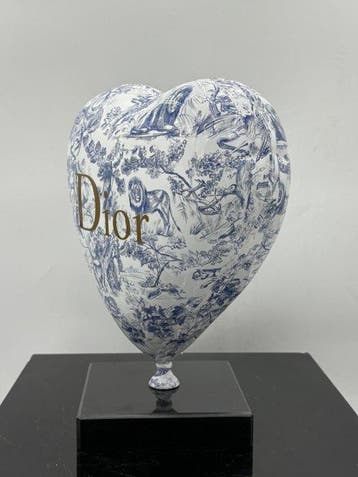 Naor - Heart Dior pop art