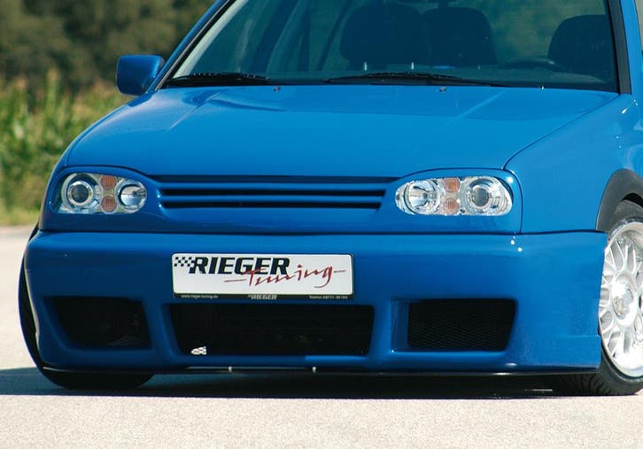 Rieger voorbumper RS-Four-Look | Golf 3 - 3-drs., 5-drs., Co, Auto-onderdelen, Carrosserie, Nieuw, Volkswagen, Verzenden