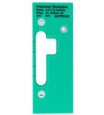 247WOOD Freesmal sluitplaat 127x23 rechts, Nieuw