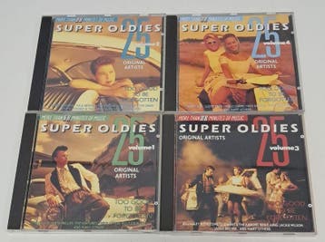 25 Super Oldies Vol. 1 t/m 4 (Complete Collection) CD, CD & DVD, CD | Rock, Verzenden