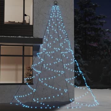 vidaXL Boom met metalen haak en 720 LEDs wandmodel 5 m, Verzenden, Nieuw