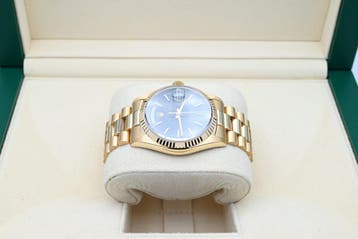 Rolex Day-Date Ref. 18238 Year 1989 (Box & Papers), Handtassen en Accessoires, Ophalen of Verzenden, Zo goed als nieuw, Polshorloge