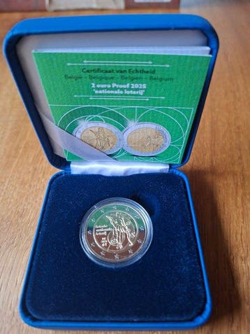 België. 2 Euro 2024/2025 (6 coins incl. 1 Proof coin)