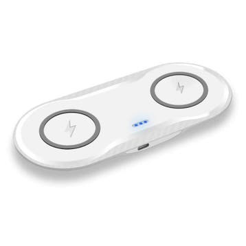 2 in 1 Qi Universele Draadloze Oplader 10W Wireless Charging, Verzenden, Nieuw