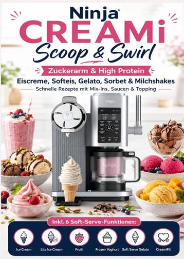 Ninja Creami Scoop & Swirl – Zuckerarm & High Protein Eiscre, Boeken, Verzenden, Nieuw, Clara Feldhaus